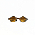 OAKLEY – Óculos Mars X-Metal Leather Jordan “Gold Iridium” -USADO- - Imagem 2