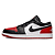 NIKE - Air Jordan 1 Low "Bred Toe 2.0" -NOVO- - Imagem 1
