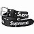 SUPREME - Cinto Reapeat Leather "Preto" -NOVO- - Imagem 1