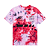 ANTI SOCIAL SOCIAL CLUB x GRAN TURISMO - Camiseta Flags Tie-Dye "Vermelho/Rosa" -NOVO- - Imagem 2