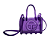 MELISSA x TELFAR - Bolsa Small Jelly Shopper II "Roxo" -NOVO- - Imagem 1