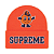 SUPREME x MITCHELL & NESS - Touca NCAA "Laranja" -NOVO- - Imagem 1