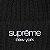 SUPREME - Touca Classic Logo Chunky Ribbed "Preto" -NOVO- - Imagem 2