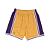 MITCHELL & NESS - Bermuda NBA Los Angeles Lakers Home 1996-97 "Amarelo" -NOVO- - Imagem 1