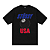 STUSSY - Camiseta USA Pigment Dyed "Preto" -NOVO- - Imagem 1