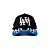 OMA DESIGN STUDIOS - Boné LA LA "Black/Blue Flame" -NOVO- - Imagem 1