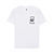 BORN X RAISED - Camiseta Boardwalk Shark "Branco" -NOVO- - Imagem 1