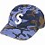 SUPREME - Boné 6-Panel Pigment Coated S Logo SS25 "Camo Azul" -NOVO- - Imagem 1