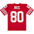 MITHCELL& NESS - Camiseta Jersey NFL Legacy San Francisco 46Ers 1990 Jerry Rice "Vermelho" -NOVO- - Imagem 2