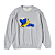 KAWS X UNIQLO X ANDY WARHOL - Moletom Crewneck Graphic "Cinza" -NOVO- - Imagem 1
