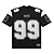 ALICE HOLLYWOOD - Camisa Jersey 99 Warm-Up "Preto" -NOVO- - Imagem 1