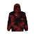 SP5DER - Moletom AOP Web V2 Zip Up "Preto/Vermelho" -NOVO- - Imagem 2