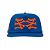 OMA DESIGN STUDIOS - Boné NY NY Side "Azul/Laranja" -NOVO- - Imagem 1