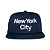 OMA DESIGN STUDIOS - Boné New York City Typography "Azul Marinho" -NOVO- - Imagem 1