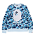 BAPE - Moletom Crewneck ABC Camo "Azul" -NOVO- - Imagem 1