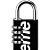 !SUPREME x MASTER LOCK - Cadeado Numeric Combination "Preto" -NOVO- - Imagem 1