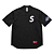 SUPREME - Camisa Jersey S Logo Baseball Henley "Preto" -NOVO- - Imagem 1