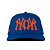 OMA DESIGN STUDIOS - Boné NY NY Curved Brim "Azul/Laranja" -NOVO- - Imagem 2