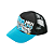 KAPITAL - Boné Trucker Denim Men Loves Cats "Preto/Azul" -NOVO- - Imagem 1