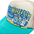 KAPITAL - Boné Trucker Free Wheelin "Bege/Turquesa" -NOVO- - Imagem 2