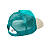 KAPITAL - Boné Trucker Free Wheelin "Turquesa/Bege" -NOVO- - Imagem 3