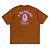 BAPE - Camiseta Cursive College Logo Relaxed Fit "Marrom/Rosa" -NOVO- - Imagem 1