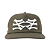 OMA DESIGN STUDIOS - Boné NY NY Side "Olive/Branco" -NOVO- - Imagem 1
