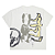 TRAVIS SCOTT x FRAGMENT DESIGN x KAWS - Camiseta "Branco" -NOVO- - Imagem 1