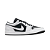 NIKE - Air Jordan 1 Low SE "Homage Splt White Black" (39,5 BR / 9,5W US) -NOVO- - Imagem 2