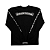 CHROME HEARTS - Camiseta Manga Longa Scroll Logo Pocket "Preto" -NOVO- - Imagem 1