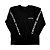 CHROME HEARTS - Camiseta Manga Longa Scroll Logo Pocket "Preto" -NOVO- - Imagem 2