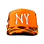 OMA DESIGN STUDIOS - Boné Trucker NY "Laranja" -NOVO- - Imagem 1