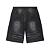 VALE LIVES FOREVER - Bermuda 1980s Jorts "Preto" -NOVO- - Imagem 2