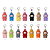 POP MART - Labubu The Monsters Pin For Love Series Vinyl Plush Pendant Blind Box (N-Z) -UNIDADE- - Imagem 1