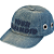 SUPREME x YOHJI YAMAMOTO - Boné Grommet 6-Panel "Denim" -NOVO- - Imagem 1