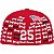 SUPREME x NEW ERA - Boné Box Logo Bones FW25 "Vermelho"-NOVO- - Imagem 3