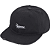SUPREME - Boné Distressed Script 6-Panel "Preto" -NOVO- - Imagem 1