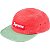 SUPREME - Boné 2-Tone Moleskin Camp FW25 "Vermelho/Verde" -NOVO- - Imagem 1