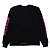 CHROME HEARTS - Camiseta Manga Longa Pocket Crew "Preto/Rosa" -NOVO- - Imagem 2
