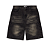 VALE LIVES FOREVER - Bermuda Flare Jorts "Preto" -NOVO- - Imagem 1