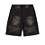 VALE LIVES FOREVER - Bermuda Flare Jorts "Preto" -NOVO- - Imagem 2
