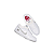 NIKE x SUPREME - SB Dunk Low 94 "White Metallic Silver" -NOVO- - Imagem 2