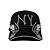 OMA DESIGN STUDIOS - Boné NY Flame "Preto" -NOVO- - Imagem 1
