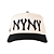 OMA DESIGN STUDIOS - Boné NY NY Curved Brim "Creme" -NOVO- - Imagem 1