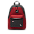 JORDAN - Mochila Monogram "Vermelho/Preto" - Imagem 1