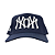 OMA DESIGN STUDIOS - Boné NY NY Curved Brim "Marinho/Branco" -NOVO- - Imagem 1
