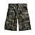 NYRVA - Bermuda Utility Army Cargo Leather "Camo" -NOVO- - Imagem 1