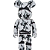 MEDICOM TOY - Boneco Bearbrick Highwayman 1000% -NOVO- - Imagem 1