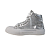 ALEXANDER MCQUEEN - Deck Plimsoll Metallic "Silver" -USADO- - Imagem 1