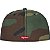 SUPREME x SWAROVSKI x NEW ERA - Boné S Logo 59Fifty Fitted "Woodland Camo" -NOVO- - Imagem 3